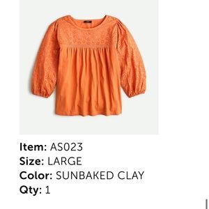Jcrew large top